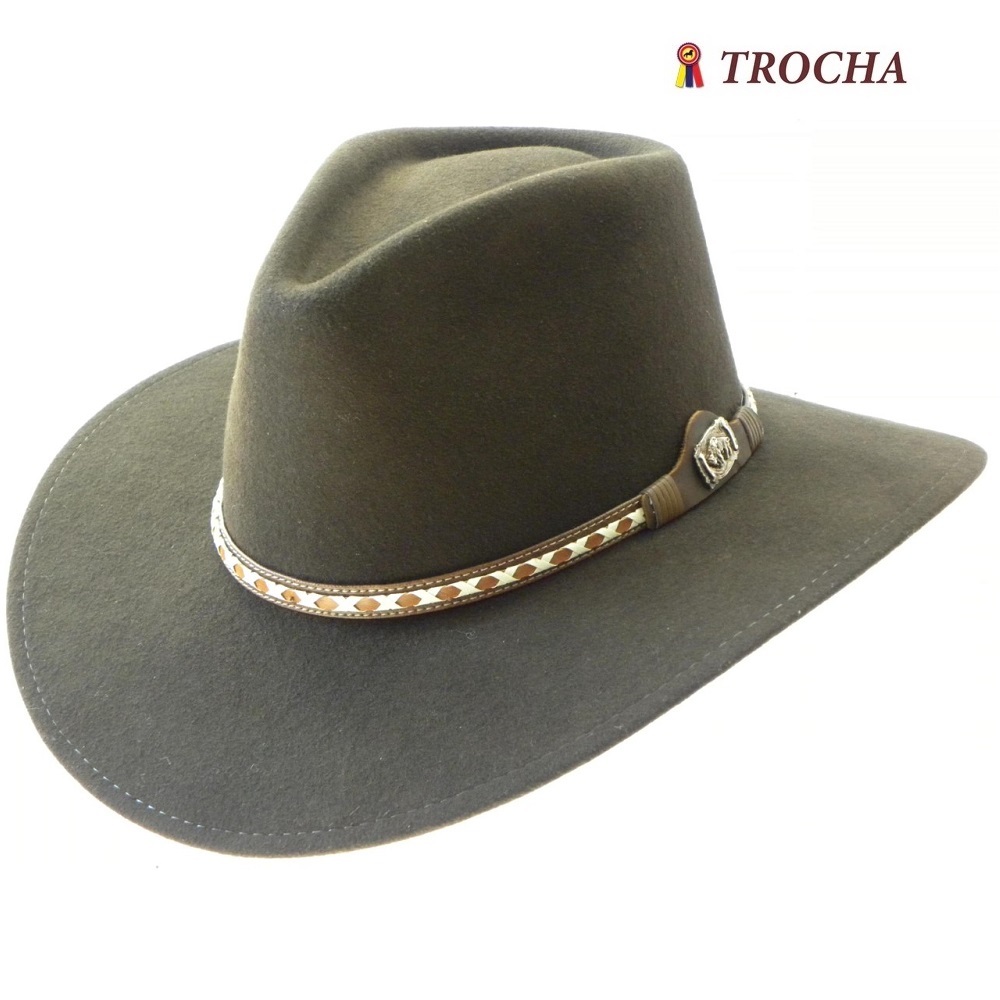 recursos humanos tinción grano Sombrero Indiana Fieltro - Trocha